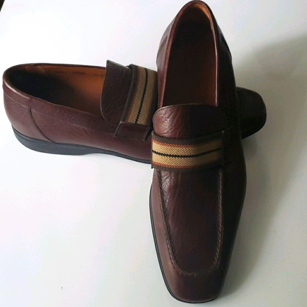 E. T. Wright Brown Leather Comfortable Loafers - image 3